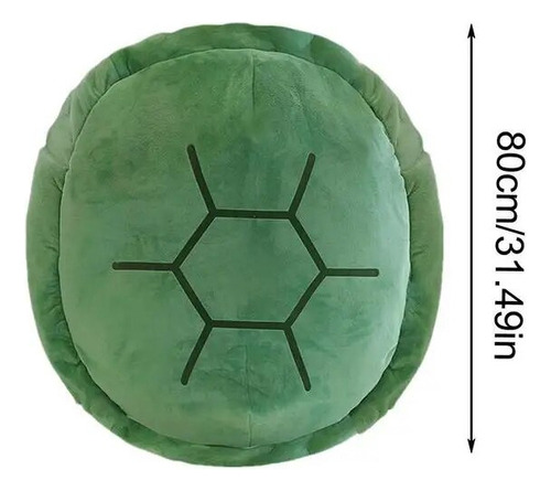 Fweaad Almohadas Grandes Con Forma De Concha De Tortuga, 80