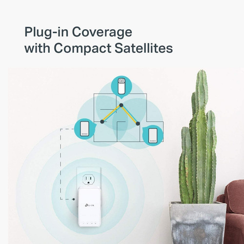 Imagen 2 de 6 de Enrutador Router Tplink Deco M3 3un Mesh Malla 1200mbps