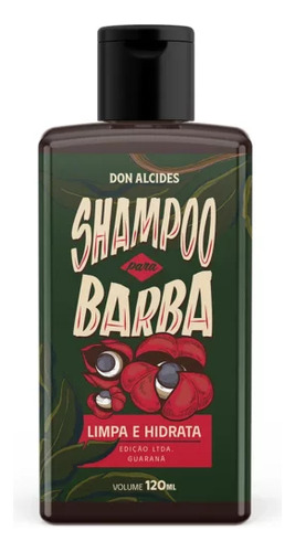 Shampoo Para Barba 120ml Guaraná - Don Alcides