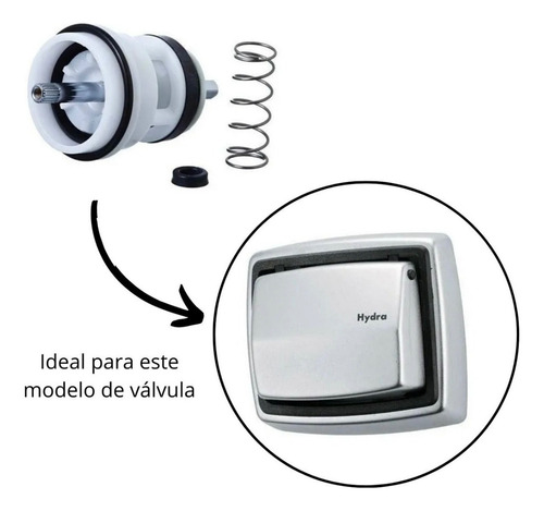 Reparo Descarga Hydra Max Original Válvula 2550 Dn32/dn40
