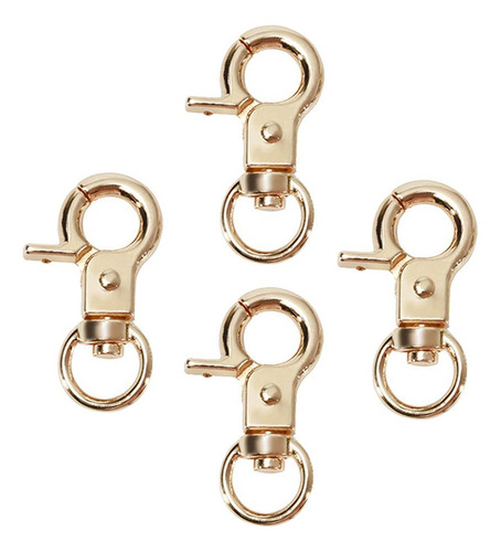 4 Piezas Mosquetón Paracordaa Mosquetón Broche De Dorado