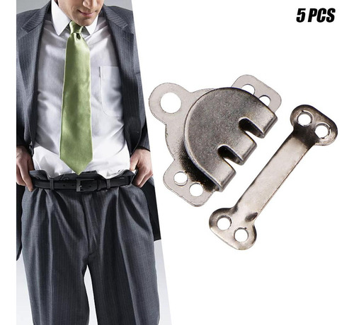 2 Conjunto De 10 Ganchos Para Pantalones, 2 Piezas