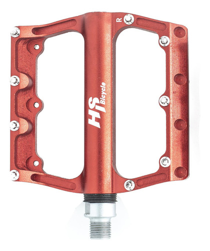 Pedales Para Bicicleta Bmx 1/2 Rojo Alnc-823 Hs