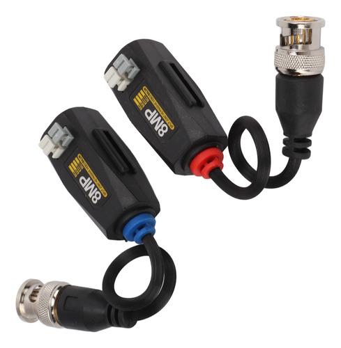 Balun De Vídeo Hd, 1 Par, 4k, 8 Mp, 1080p, Protección Pasiva