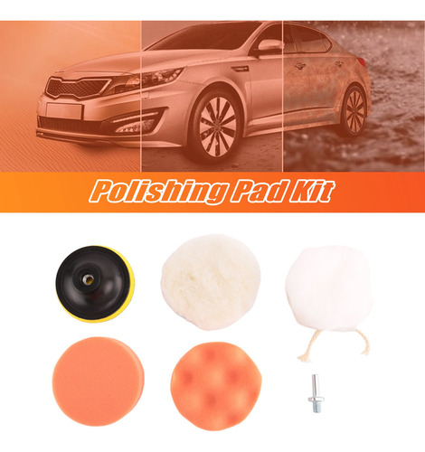 Kit De Almohadillas Pulidoras Gruesas Para Pulir Automóviles