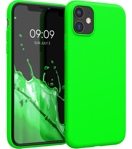 Funda Kwmobile Para iPhone 11- Verde Neón