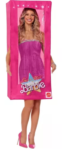 Disfraz Barbie Vaquerita Rosa Para Adulto Dama