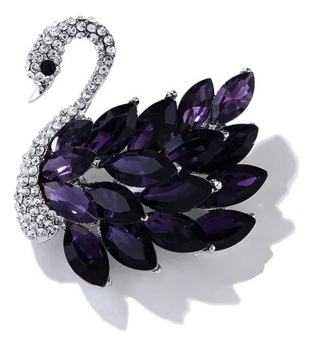 Broche Con Diseño De Cisne Prendedor Pin