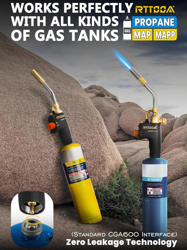 Cabezal De Antorcha Mapp Ajustable Con Encendido Automático