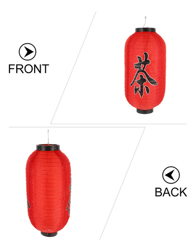 Farol Colgante Para Lámpara De Estilo Japonés, 2 Juegos
