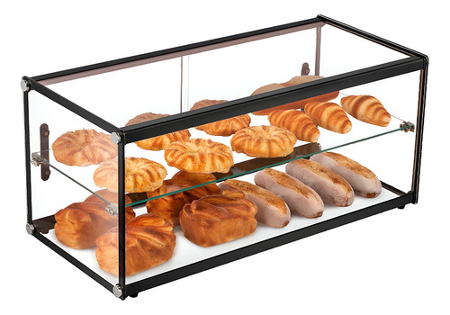 Vitrina Neutra Sobre Mostrador Recta 120l 92 Cm Migsa Zw-120
