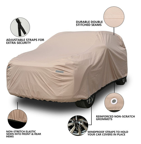 Cubierta Para Coche Resistente Al Agua, Todo Clima,