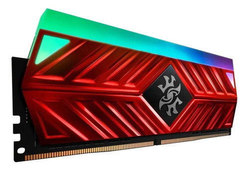 Memoria Ram Xpg Ddr4 3200mhz 16gb D41 Spectrix Rgb - Red