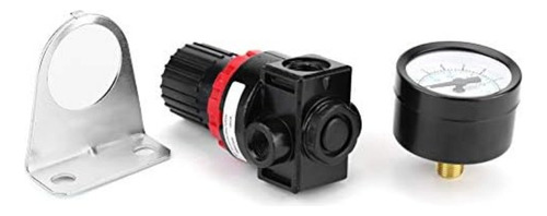 Regulador De Pressão Para Compressor C/ Manômetro Rosca 1/4