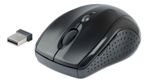 Mouse Sem Fio 1600dpi M-w012 Bk Preto V2 C3 Tech