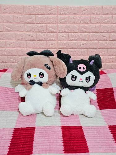 Peluche Stitch 40 Cm / Kuromi My Melody Con Manta