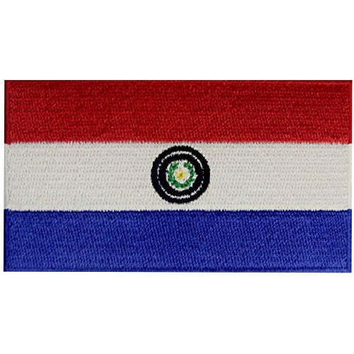 Parche Bordado Con La Bandera Paraguaya Para Coser Y Plancha