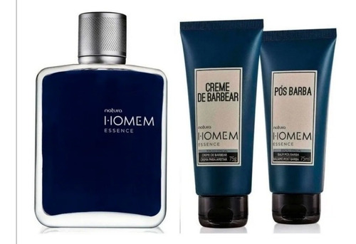 Kit Homem Essence + Crema Afeitar + Crema Pos Afeitada 