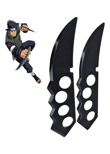 Arma Pvc Naruto Cuchillas Asuma Sarutobi Anime Cosplay Otaku
