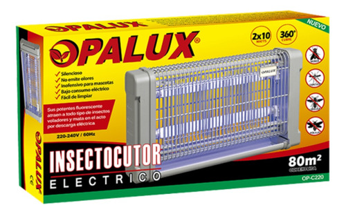 Insectocutor / Trampa Insectos Voladores  Opalux Op-c220