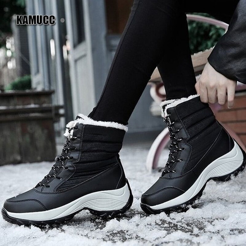 Botas, Botas Impermeables Para Mujer, Zapatos De Invierno Pa