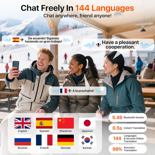 Auriculares Traductores Ai Ows - Traducción En Tiempo Real