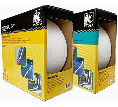 Cordão De Espuma Para Isolamento Masking Foam 13mmx5m Indasa Cor Branco