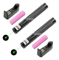 Comprar 2 X Puntero Laser Verde 303 Recargable + Baterias Regalo