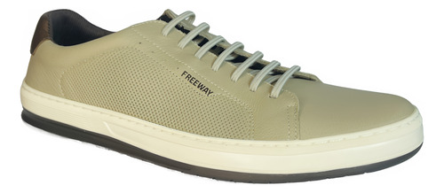 Zapatillas Hombre Cuero Cordón Elástico Freeway Link 01