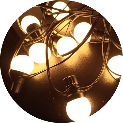 Lámpara Led Gota Cálida 2w X10 Ideal Guirnaldas Bar Kermesse Luz Cálido