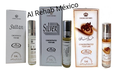 3x Perfumes Árabes Al Rehab 