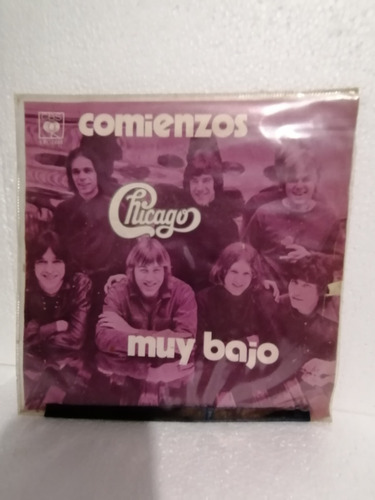 Disco De Acetato De 45 Rpm  Chicago---comienzos (beginnigs)