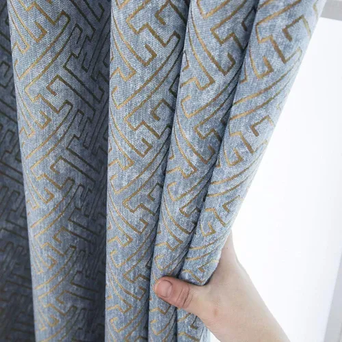 comprar Cortinas De Chenilla Jacquard, Cortinas Semiopacas Modernas