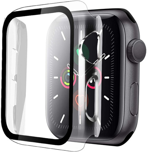 Bumper Protector Marco + Vidrio Para Apple Watch 38 