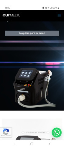 Depiladora Laser Adss Cabezal Speed