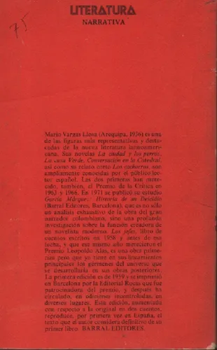 Los Jefes Mario Vargas Llosa (Usado)