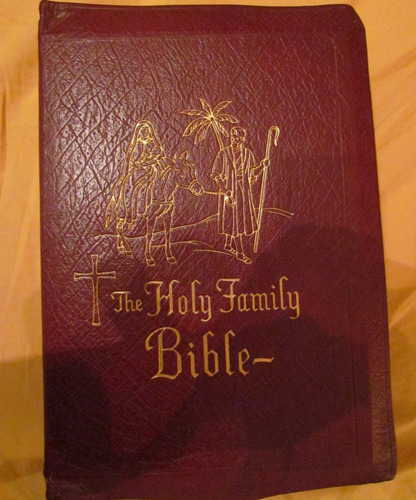 Biblia Antigua En Inglés Tamaño Grande De Colección
