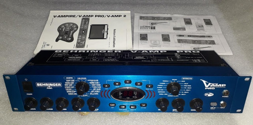Imagen 1 de 10 de Procesador Efectos Simulador Behringer V-amp Pro Guitarra