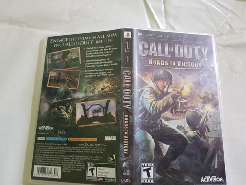 Call Of Duty Roads To Victory Psp Umd Original.