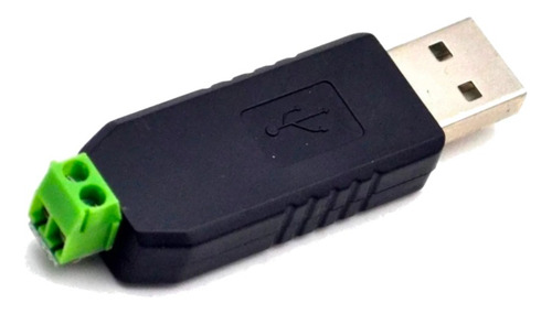 Convertidor Usb A Rs485 Adaptador Usb A Rs485 1.2 Kms Acceso Color Negro