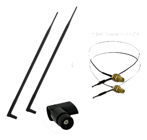 Kit Mod 9dbi Rp Sma Antena Ufl Para Linksys Wrt330n Ea3500 E