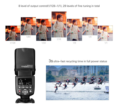 Flash Speedlite Inalámbrico Yongnuo Yn560 Iii 2.4 G