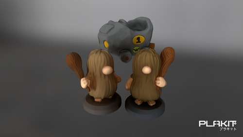 Imagen 7 de 10 de Rocomovil Hermanos Macana Autos Locos Figura Plakit