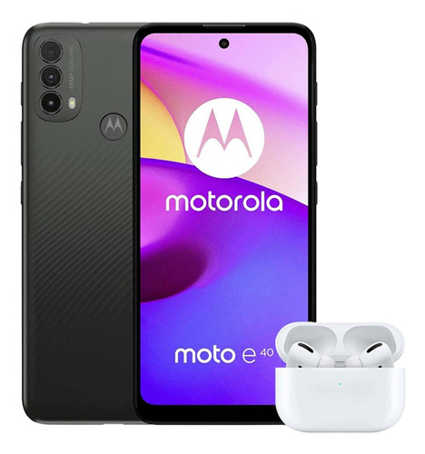 Celular Motorola Moto E40 4gb 64gb Audifonos Bluetooth
