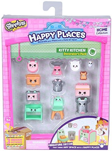 Happy Places Shopkins Decorador Pack Kitty Cocina