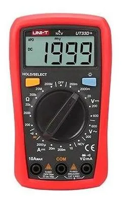 Ut33d+ Multimetro Digital Tester Uni-t