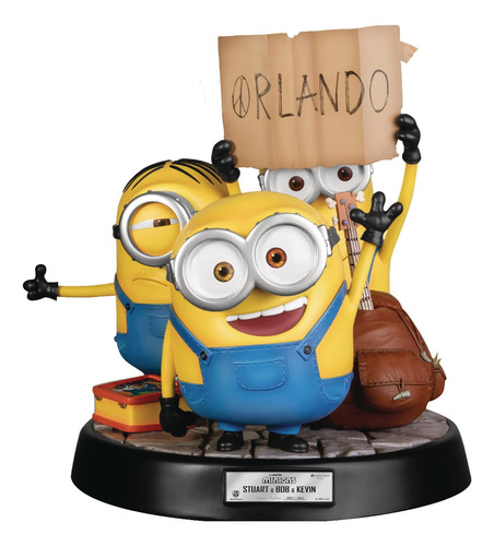 Beast Kingdom Minions: Stuart, Bob Y Kevin Mc-041 Master Cra