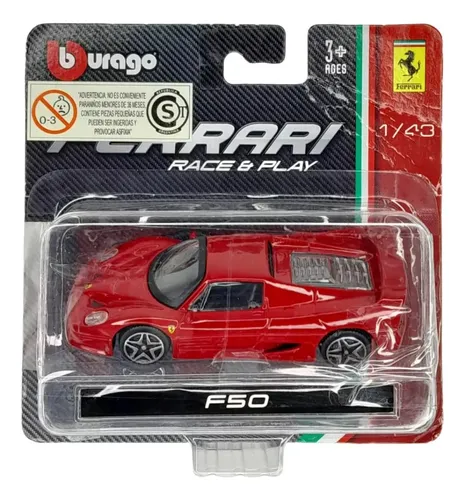 Ferrari F50 Burago Escala 1/24  Motoredge México Autos A Escala