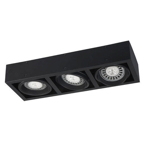 Aplique Plafon Techo Cardanico Ar111 Box 3 Luces Apto Led