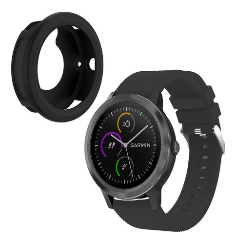 Combo Correa Deportiva+ Funda Para Garmin Vivoactive 3 +mica